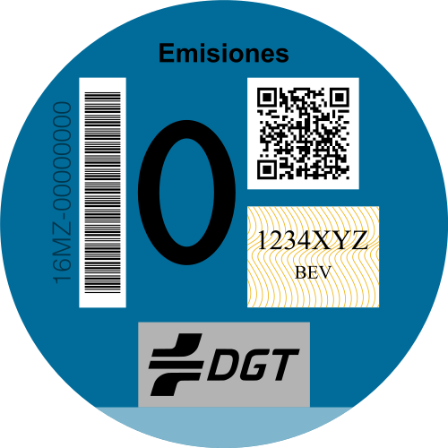 Etiqueta DGT CERO